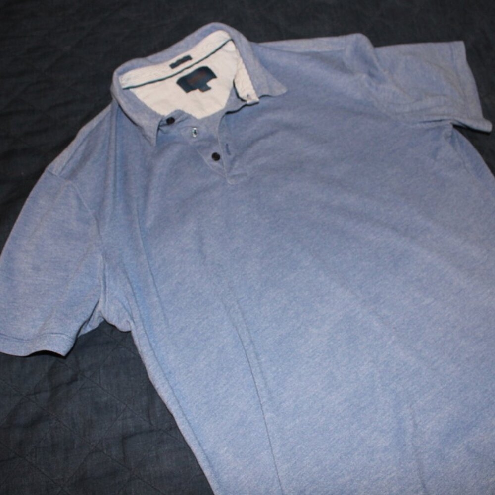 Men's XL Fairlane Blue Polo (Cotton / Poly / Spandex Mix)